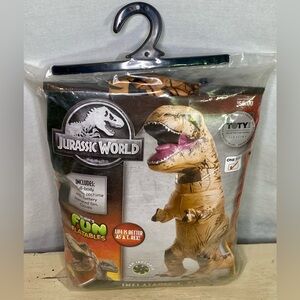 Adult Inflatable T-Rex Dinosaur Costume Full Body Blow Up Halloween